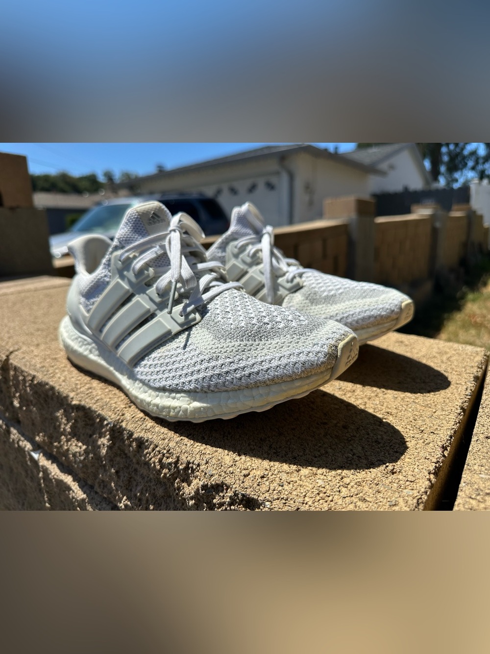 Adidas Ultra Boost 2.0 White Reflective Mens Size 10.5 BB3928